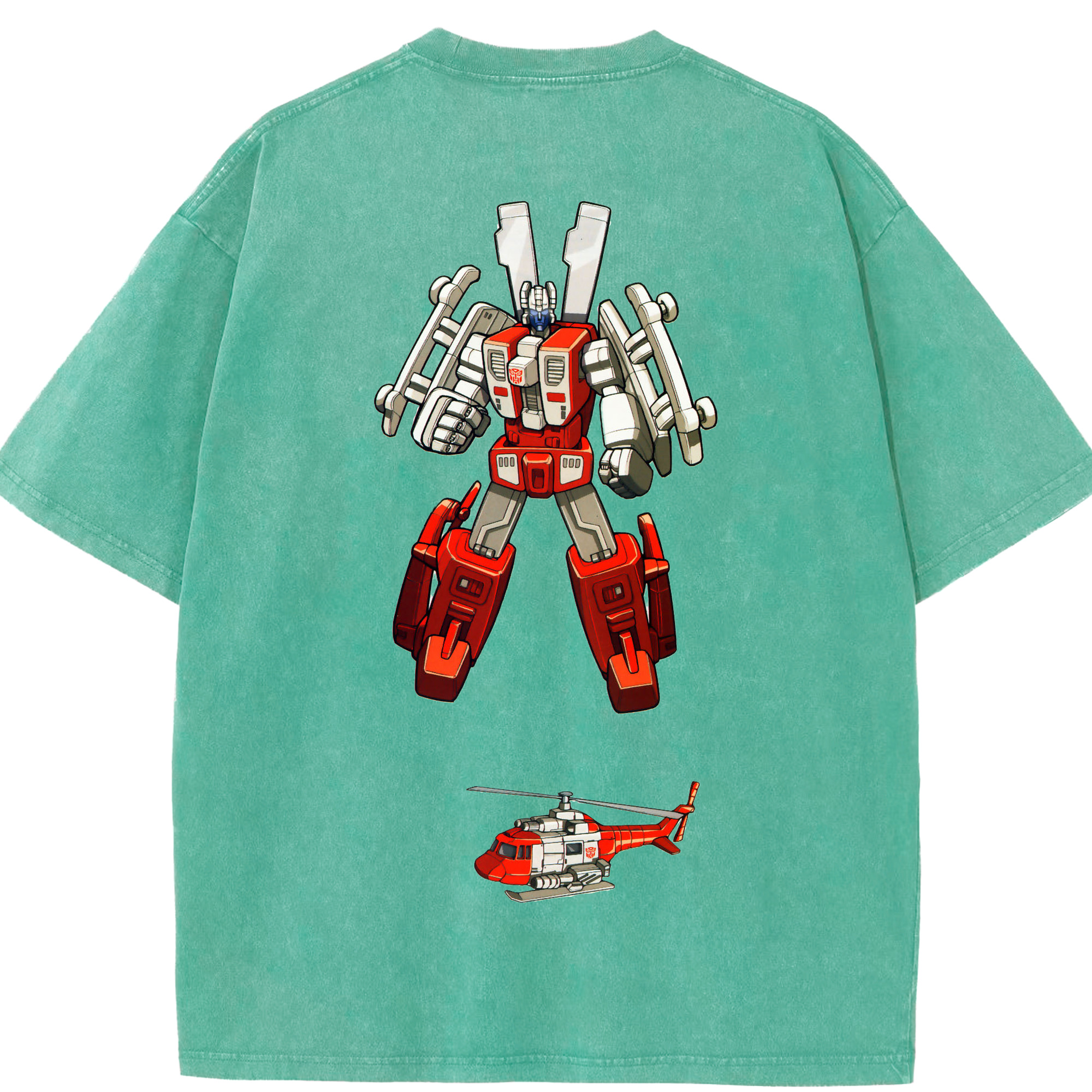 （画像用）  綿100% ヴィンテージ風 半袖Tシャツ（背面プリント）